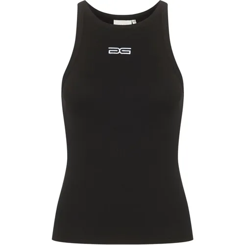 Logo Tank Top , female, Sizes: XL, M, XS, L, 2XS, S - Gestuz - Modalova