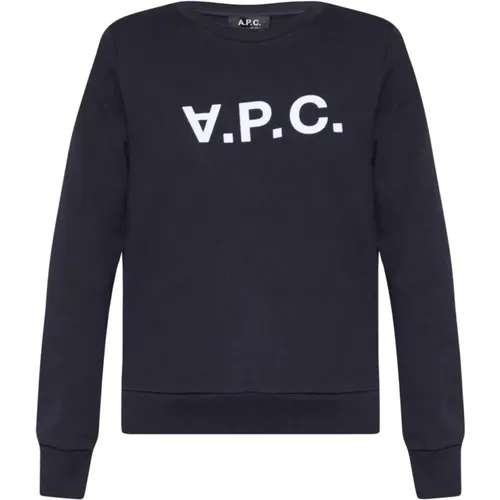 ‘Viva’ sweatshirt with logo , female, Sizes: L, M, XS, S - A.p.c. - Modalova