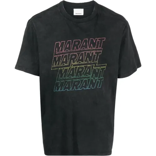 Organic Cotton T-Shirt , male, Sizes: M - Isabel marant - Modalova
