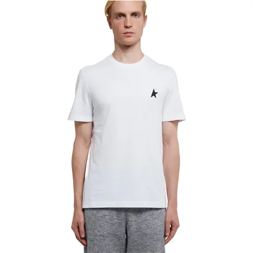 Star Regular Baumwoll T-Shirt - Golden Goose - Modalova