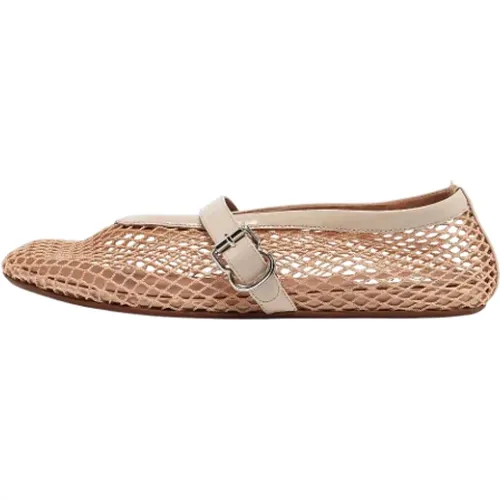 Pre-owned Mesh flats , female, Sizes: 4 UK - Alaïa Pre-owned - Modalova