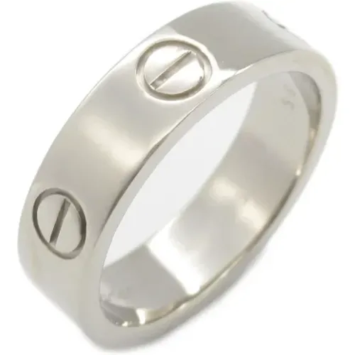 Pre-owned White Gold rings , female, Sizes: ONE SIZE - Cartier Vintage - Modalova