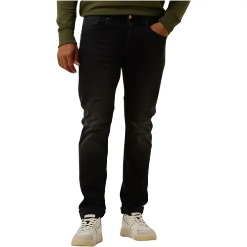 Schwarze Slim Fit Core Ralston Jeans , Herren, Größe: W34 L32 - Scotch & Soda - Modalova