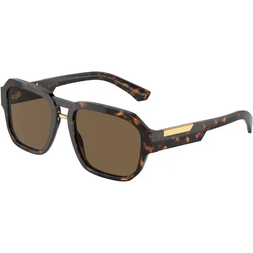 Dark Frame Sunglasses Stylish Model , unisex, Sizes: 56 MM - Dolce & Gabbana - Modalova