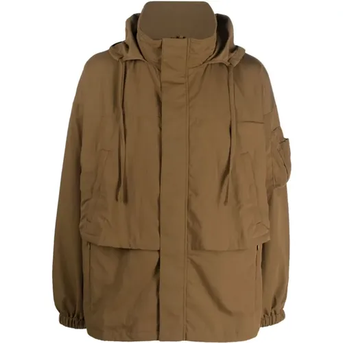 Nylon Mountain Jacket , male, Sizes: L, M - Gramicci - Modalova