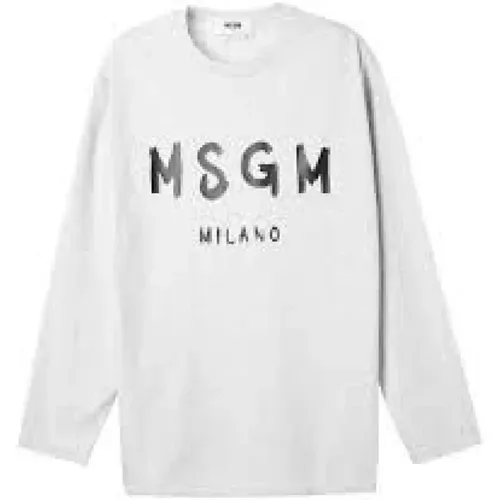 Logo Print T-Shirt MSGM - MSGM - Modalova