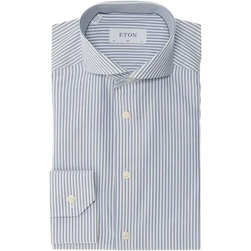 Striped Contoured Shirt , male, Sizes: 2XL, 3XL - Eton - Modalova