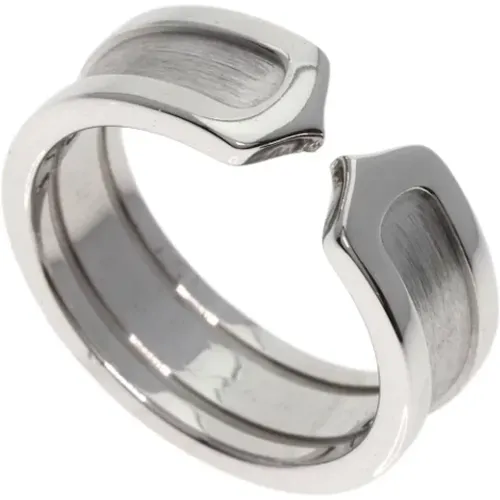 Pre-owned White Gold rings , female, Sizes: ONE SIZE - Cartier Vintage - Modalova