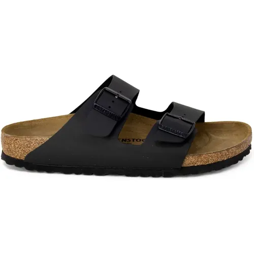 Leder Herren Slider , Herren, Größe: 44 EU - Birkenstock - Modalova