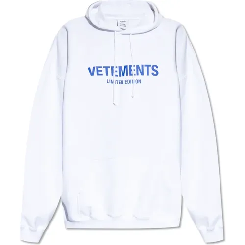 Kapuzenpullover mit Logo , Herren, Größe: XS - Vetements - Modalova