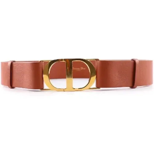 Pre-owned Leather belts , female, Sizes: ONE SIZE - Dior Vintage - Modalova