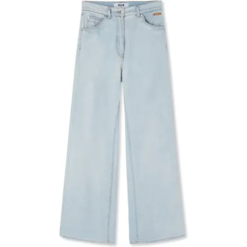 Leichte Denim 5-Pocket Hose MSGM - MSGM - Modalova