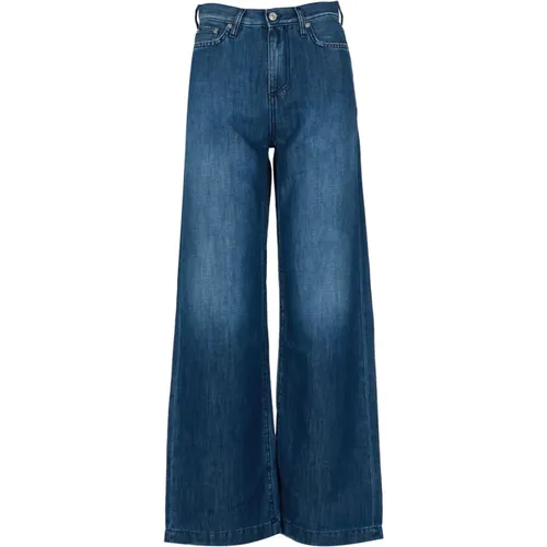 Weite Bein Denim Jeans , Damen, Größe: W27 - Roy Roger's - Modalova