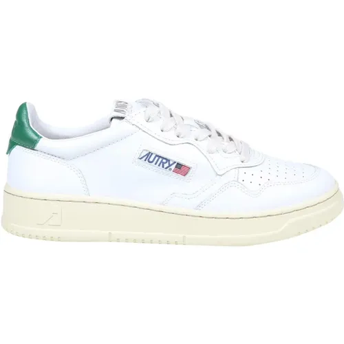 Weiße/Grüne Sneakers Aw23 , Herren, Größe: 42 EU - Autry - Modalova
