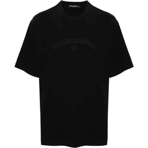 Designer Logo T-shirt , Herren, Größe: XL - Dolce & Gabbana - Modalova