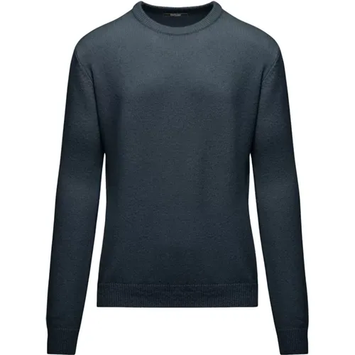 Basic Wool Blend Crew-Neck Pullover , male, Sizes: 2XL - BomBoogie - Modalova