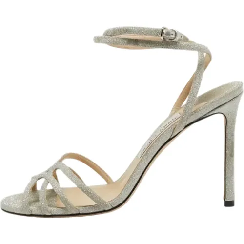 Pre-owned Stoff sandals , Damen, Größe: 39 1/2 EU - Jimmy Choo Pre-owned - Modalova