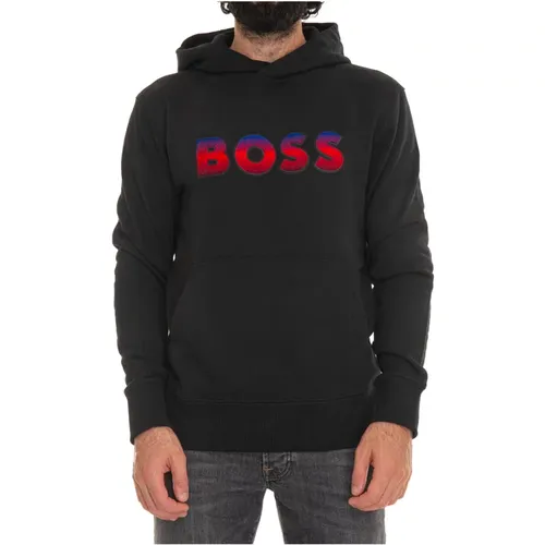 Maxi Logo Kapuzenpullover , Herren, Größe: 2XL - Boss - Modalova