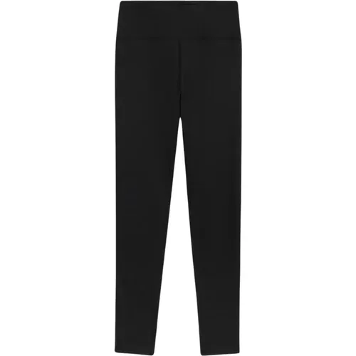 Leggings aus Technischem Stoff mit Rosa Details , Damen, Größe: S - Oltre - Modalova