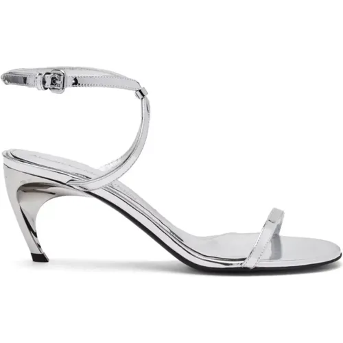 Sandals Silver , female, Sizes: 5 1/2 UK, 5 UK, 4 1/2 UK, 4 UK - alexander mcqueen - Modalova