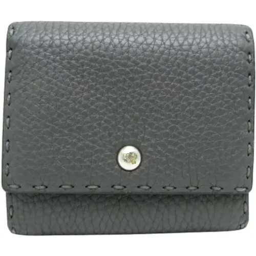 Pre-owned Leather wallets , female, Sizes: ONE SIZE - Fendi Vintage - Modalova