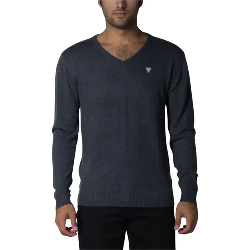 Triangle Logo Sweater , male, Sizes: XL - Guess - Modalova