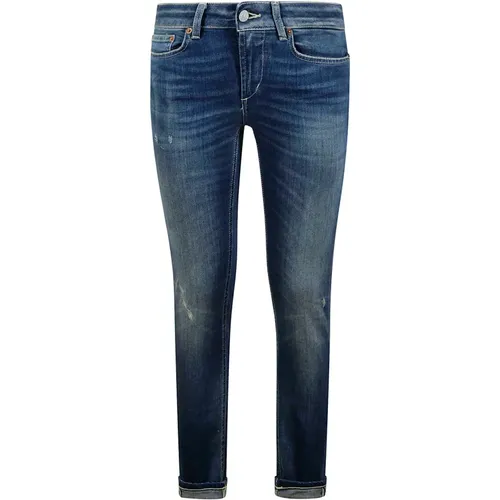 Schmal geschnittene Jeans , Damen, Größe: W30 - Dondup - Modalova