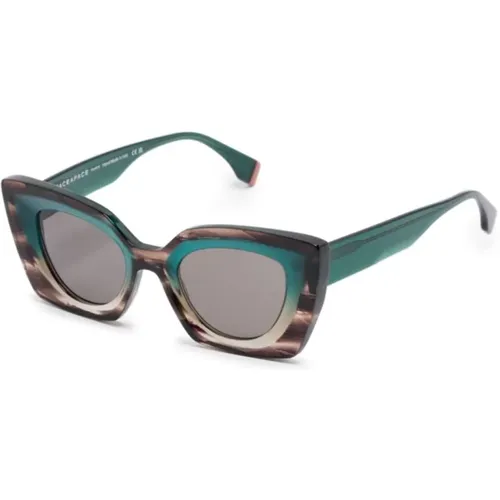 Grüne Sonnenbrille - Stilvoll und vielseitig , Damen, Größe: 47 MM - Face a Face - Modalova