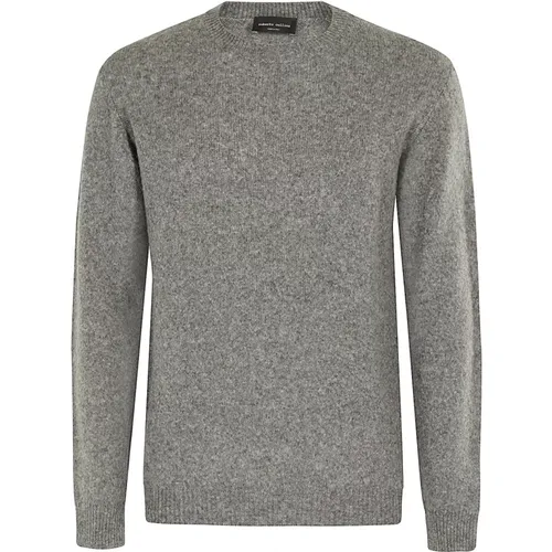 Baby Camel Wool Sweater , Herren, Größe: L - Roberto Collina - Modalova