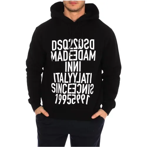 Hoodies , male, Sizes: S, L - Dsquared2 - Modalova