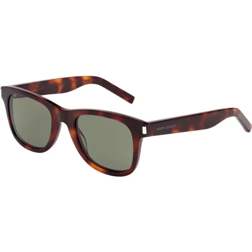 Green Lens Sunglasses SL 51 003 , unisex, Sizes: 50 MM - Saint Laurent - Modalova