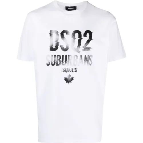 T-shirts and Polos , male, Sizes: XL, M, S, L - Dsquared2 - Modalova