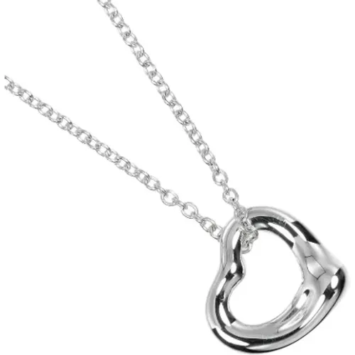 Pre-owned Silver necklaces , female, Sizes: ONE SIZE - Tiffany & Co. Pre-owned - Modalova