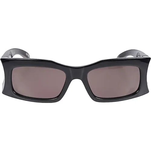 Rectangular Sunglasses with Hidden Hinges , female, Sizes: ONE SIZE - Balenciaga - Modalova