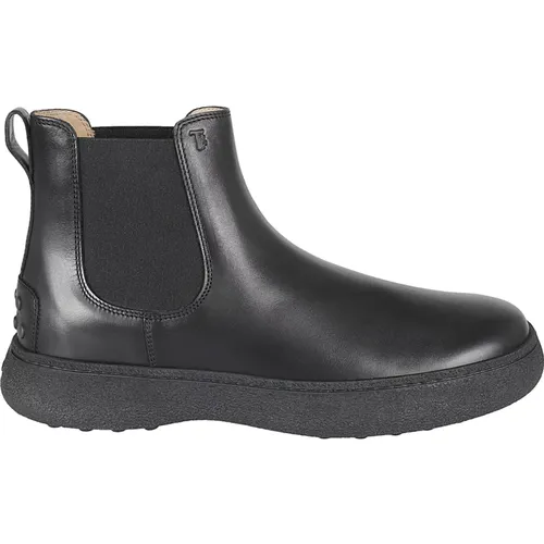 Ankle Boots for Men , male, Sizes: 7 1/2 UK, 5 1/2 UK, 8 UK, 7 UK, 9 UK, 6 1/2 UK, 8 1/2 UK, 6 UK, 9 1/2 UK - TOD'S - Modalova