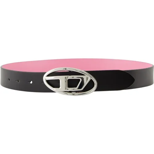 Reversible Leather Belt B-1d W , female, Sizes: 75 CM, 80 CM, 85 CM - Diesel - Modalova