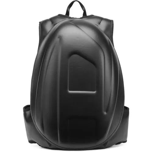 DR-Pod Backpack - Hartschalenrucksack aus Leder - Diesel - Modalova
