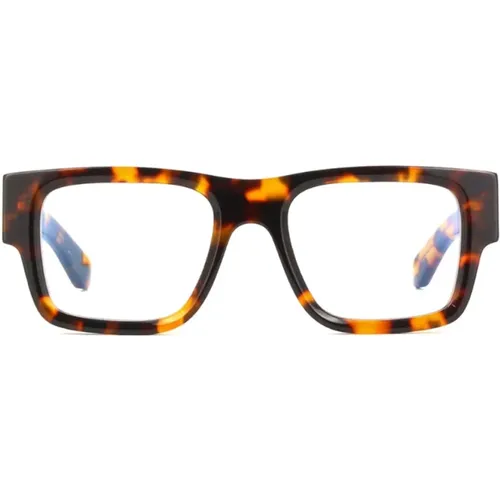 Quadratische Oversize-Rahmenbrille , unisex, Größe: 52 MM - Off White - Modalova