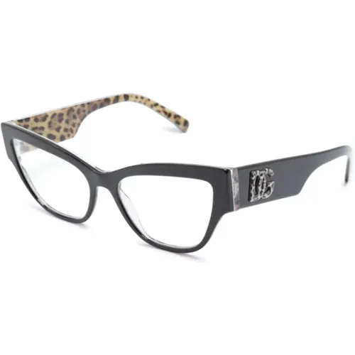Schwarze Optische Brille, vielseitig und stilvoll - Dolce & Gabbana - Modalova