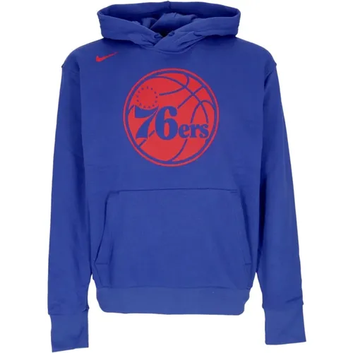 NBA Essential Fleece Hoodie Blau , Herren, Größe: XL - Nike - Modalova