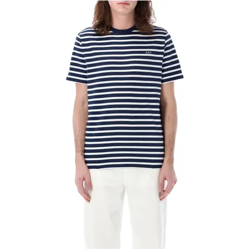 Isaac Striped T-Shirt , male, Sizes: XL, L, M - A.p.c. - Modalova