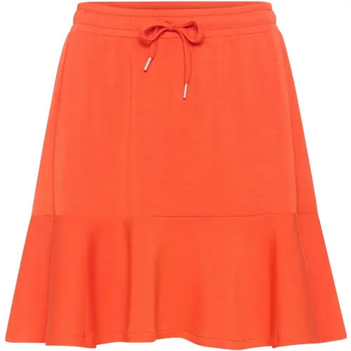 Cherry Tomato Flounce Skirt , female, Sizes: XL, M, L, S - InWear - Modalova