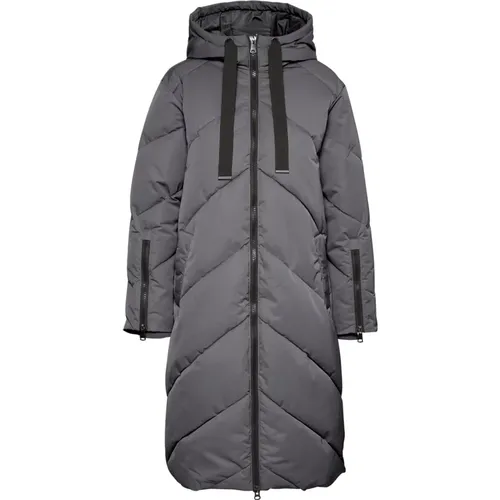 Gepolsterte Oversize Lange Jacke Tornado , Damen, Größe: M - Karen by Simonsen - Modalova