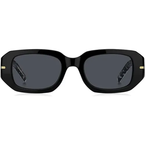 Grey Sunglasses , female, Sizes: 50 MM - Hugo Boss - Modalova