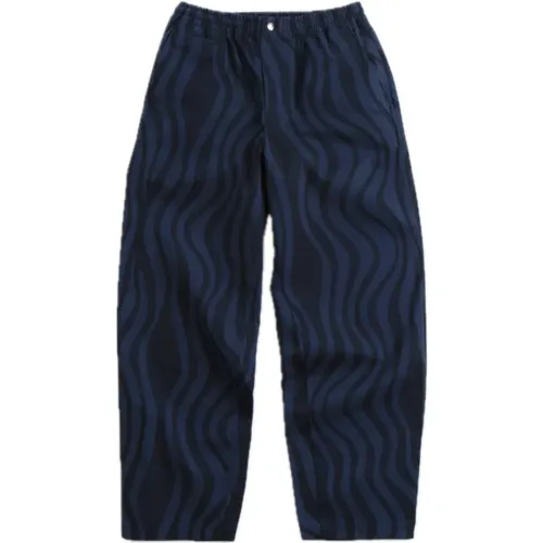 Flowing Stripes Baggy Pants , male, Sizes: L - by Parra - Modalova