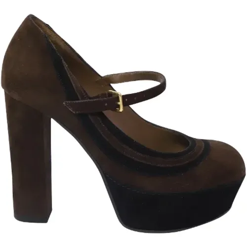 Pre-owned Wildleder heels , Damen, Größe: 37 EU - Marni Pre-owned - Modalova