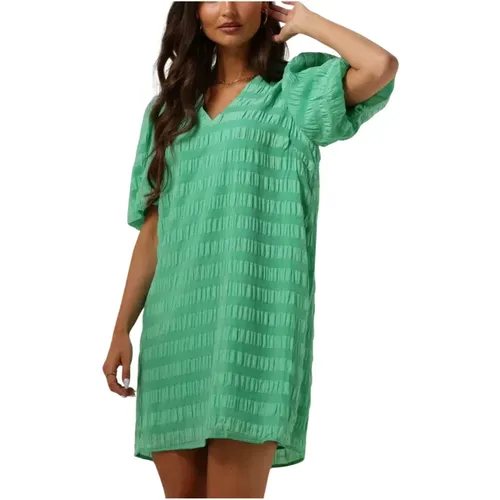 Dinomd Dress Grünes Damen Mini Kleid , Damen, Größe: XS - Modström - Modalova