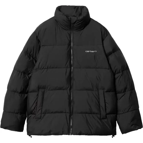 Schwarze Springfield Jacke - Gestepptes und Gepolstertes Design , Herren, Größe: M - Carhartt WIP - Modalova