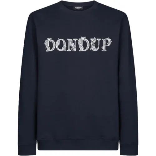 Logo-Print Baumwollpullover Dondup - Dondup - Modalova