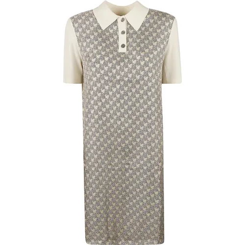 Seidenes Polo-Kleid , Damen, Größe: M - TORY BURCH - Modalova